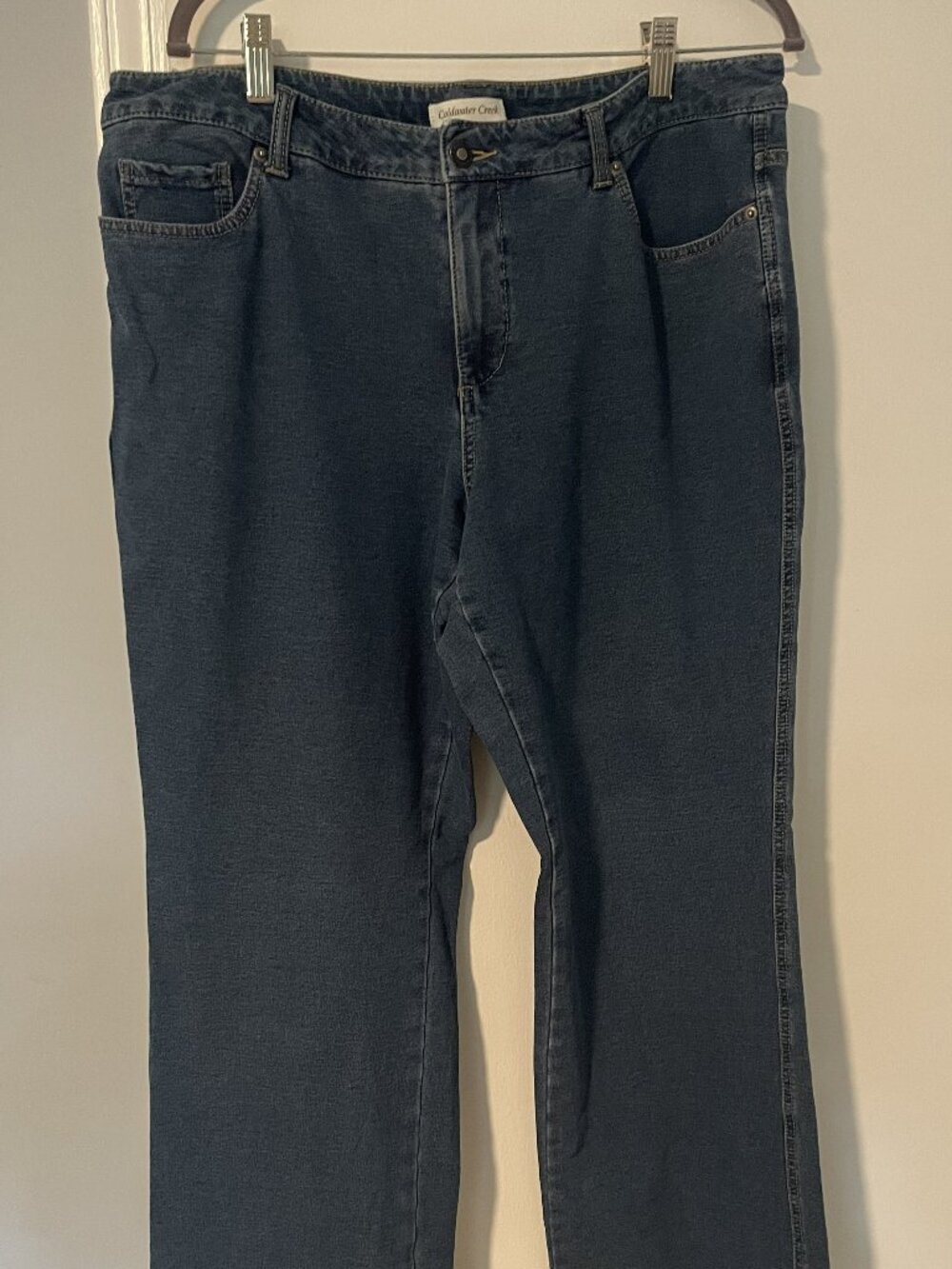 Coldwater Creek denim bootcut jeans for women natural fit size 16